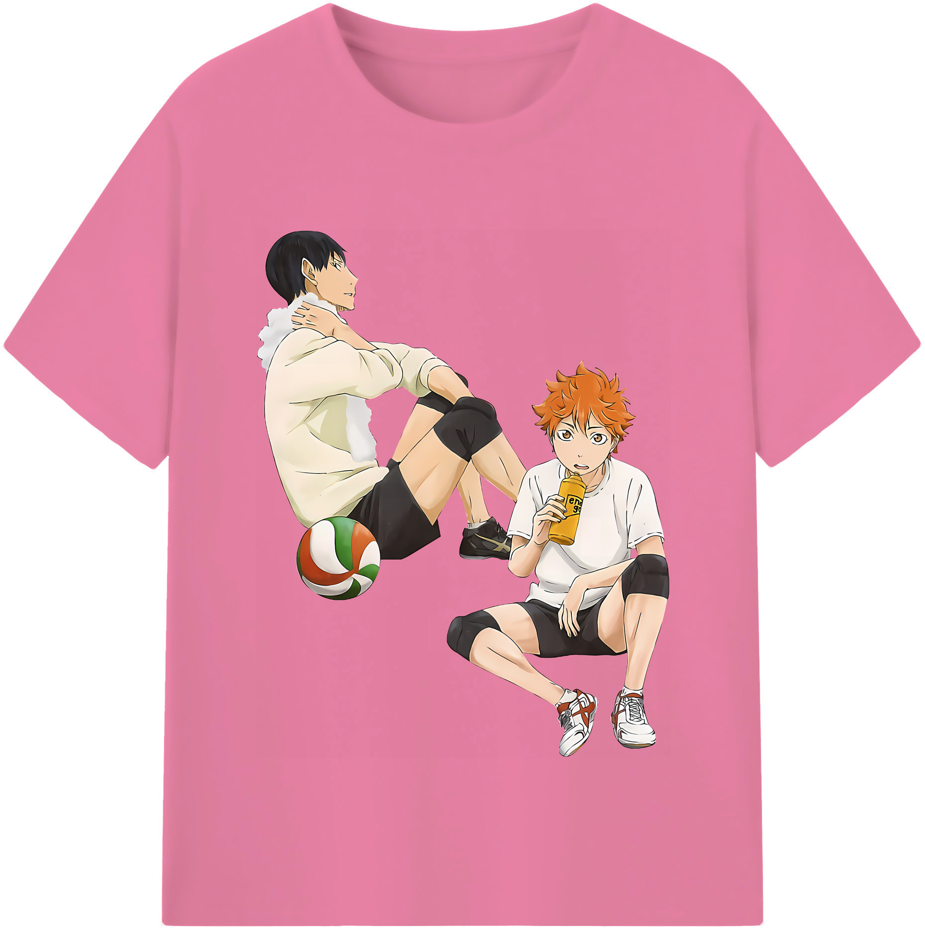 （画像用） ハイキュー!! Haikyu!! 綿100％半袖Tシャツ（フロントプリント）